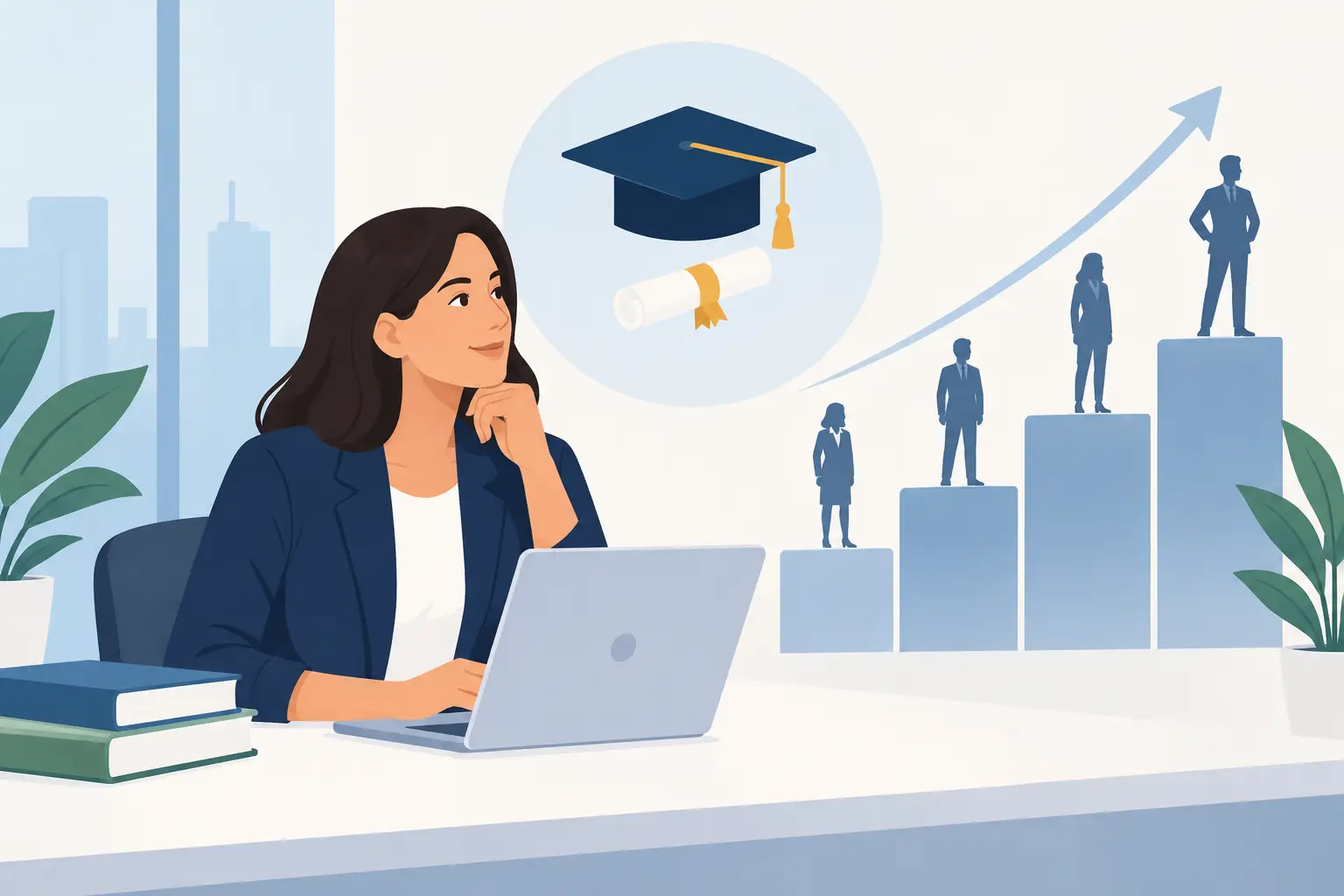 Can Online Degrees Support Promotion at Work?