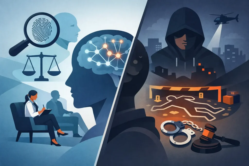 Forensic Psychology vs Criminology