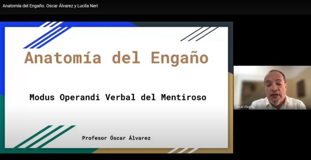 El prof. Oscar Alvarez y la Prof. Lucila Neri P&eacute;rez, dos invitados de excepci&oacute;n en el Master de CNV y detecci&oacute;n del enga&ntilde;o